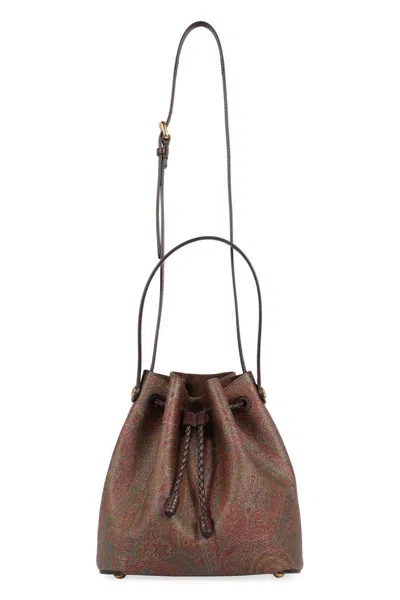 Etro Paisley Print Small Bucket Bag