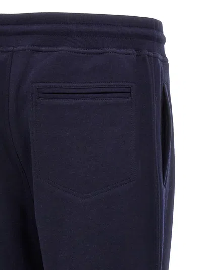 Brunello Cucinelli Cotton Blend Joggers Pants Blue In Blue