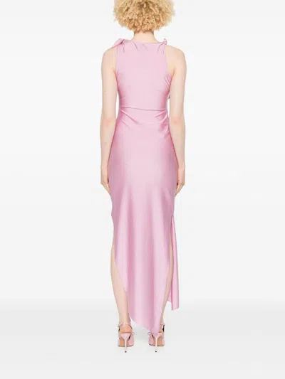 Coperni Asymmetric Flower Maxi Dress