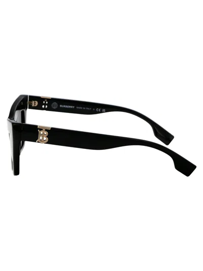 Burberry Eyewear Be4405 Black Sunglasses In Black