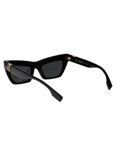 Burberry Eyewear Be4405 Black Sunglasses In Black
