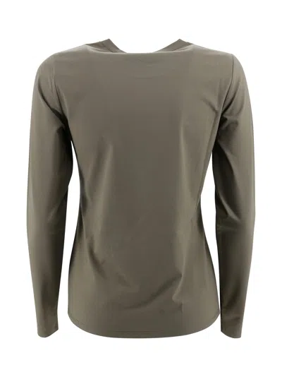 P.a.r.o.s.h Cotton T-shirt With Embroidery In Green