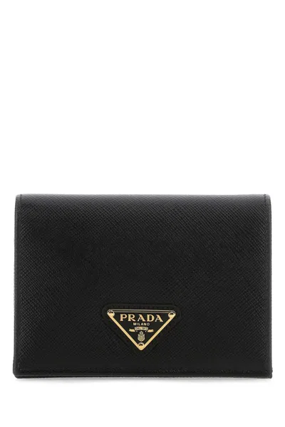 Prada Black Leather Wallet