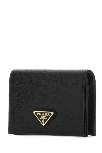 Prada Black Leather Wallet