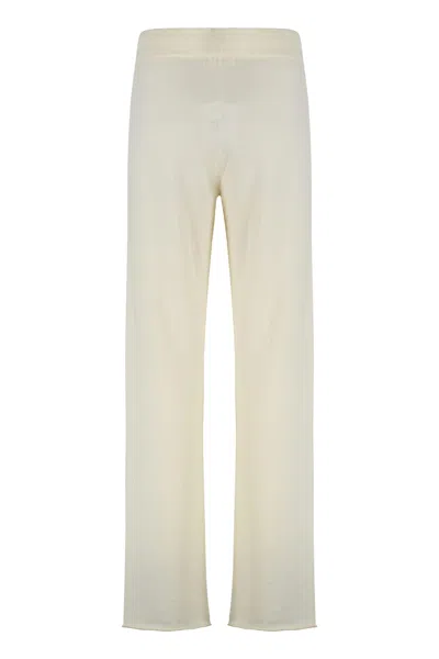 Sablyn Cashmere Drawstring Trousers In Neutral