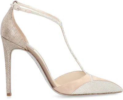René Caovilla Karung Pointy-toe Pumps