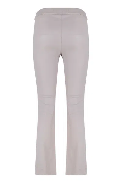 Sablyn Devon Leather Pants In Purple
