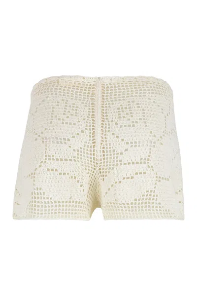 Magda Butrym Knitted Crochet Shorts