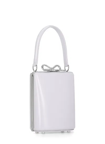 Self-portrait Leather Hand Bag In White