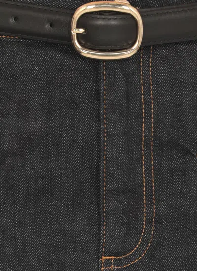 Self-portrait Indigo Skirt