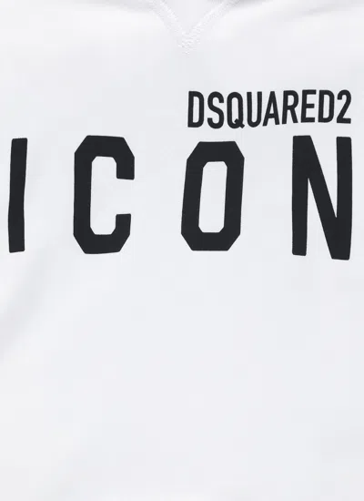 Dsquared2 Icon Relax Hoodie In White