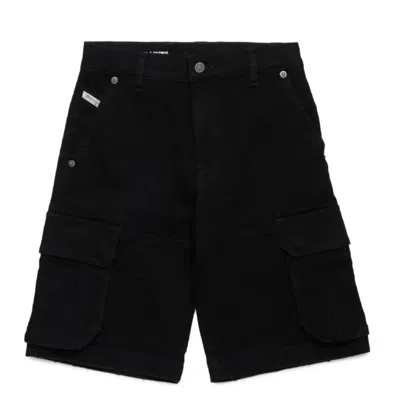 Diesel Pfish-cargo-sh-j Shorts In Black