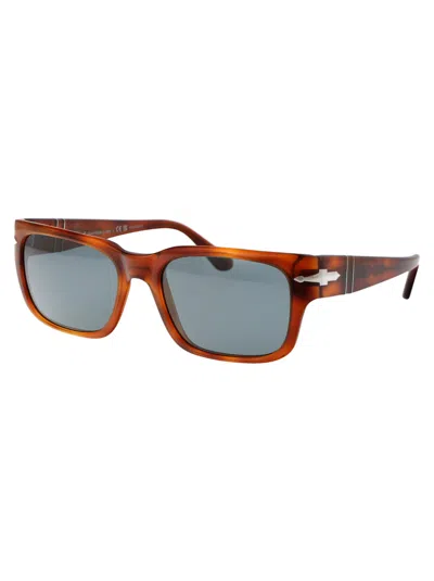 Persol Terra Di Siena Acetate Sunglasses In Brown