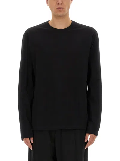 Jil Sander Logo-print Cotton T-shirt In Black