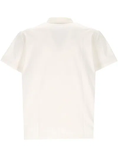 Peuterey Logo-embroidered Polo Shirt In White