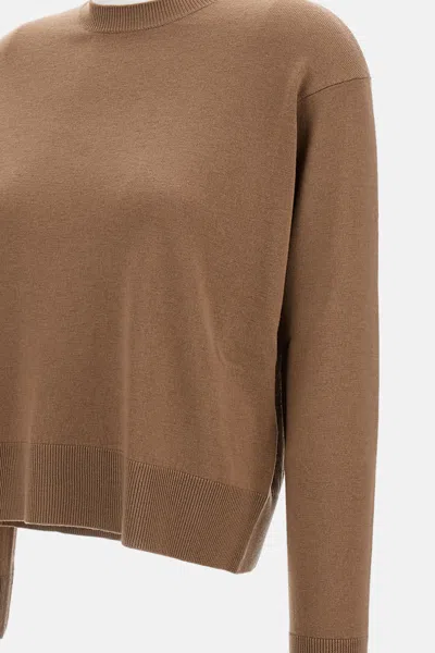 S Max Mara Wool Sweater Eco Biscuit