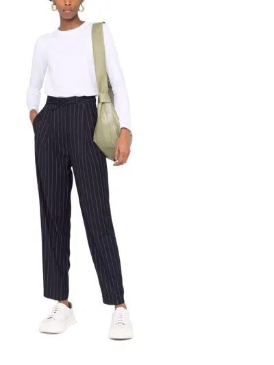 Brunello Cucinelli Long-sleeved Fitted Top With Classic Crew Neckline In White