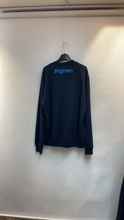 Dolce & Gabbana Long Sleeve Sweatshirt In Blue