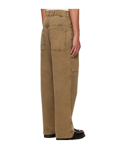 Hope Tan Workwear Trousers In Brown
