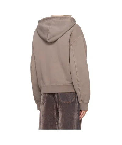 Hope Bubble Zip Hoodie In Brown