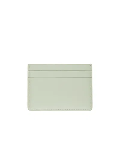 Jil Sander Green Credit Card Holder In Green