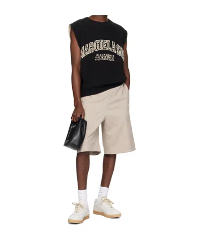 Mm6 Maison Margiela Taupe Pocket Shorts