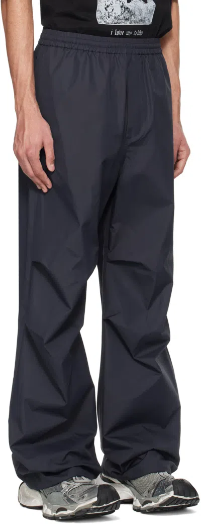 We11 Done Logo Track Pants In Black