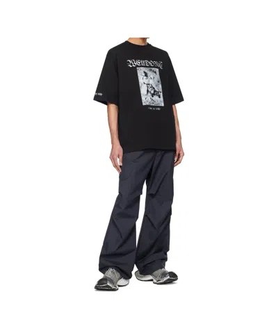 We11 Done Logo Track Pants In Black