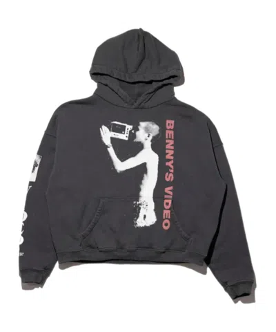 Enfants Riches Deprimes Dark Grey Hoodie With Print In Gray