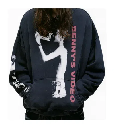 Enfants Riches Deprimes Dark Grey Hoodie With Print In Gray