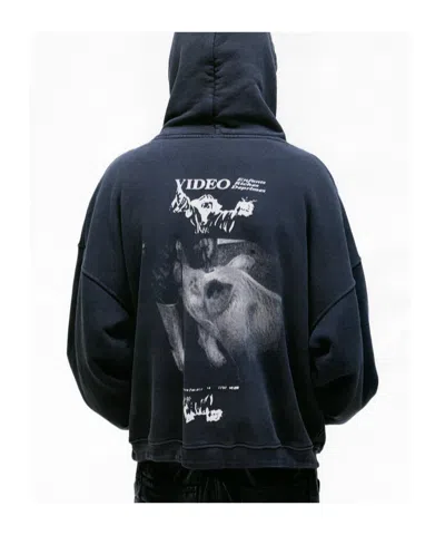 Enfants Riches Deprimes Dark Grey Hoodie With Print In Gray