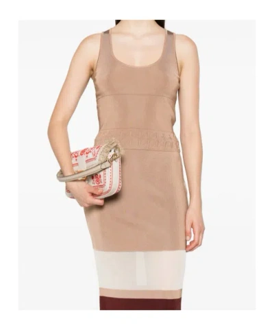 Fendi Sleeveless Vest In Brown