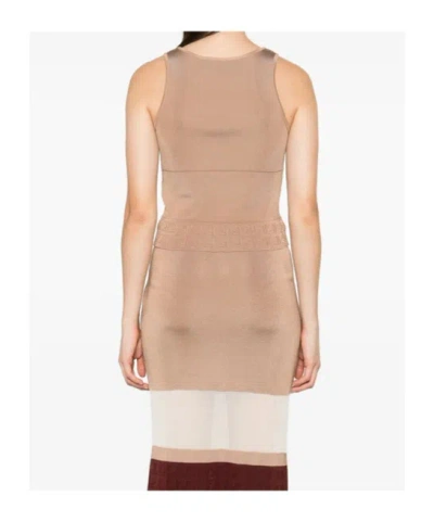 Fendi Sleeveless Vest In Brown