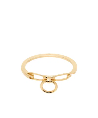 Mm6 Maison Margiela Gold Object Trouve Bracelet In Gold