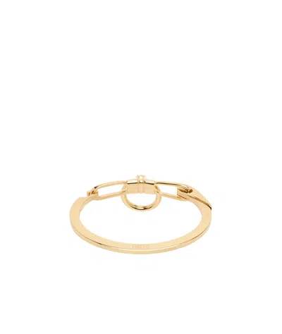 Mm6 Maison Margiela Gold Object Trouve Bracelet In Gold