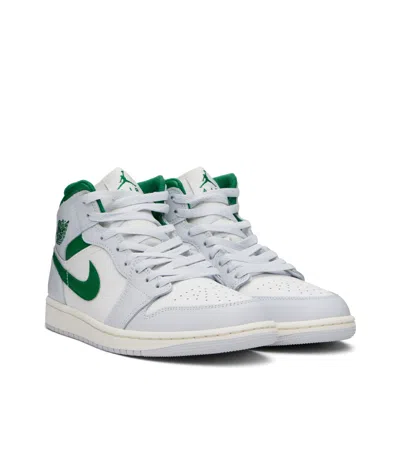 Nike Air Jordan 1 Mid Sneakers In White