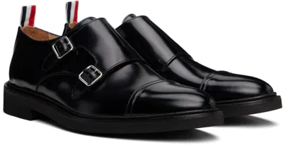Thom Browne Almond Toe Lace-up Shoes With Rubber Sole