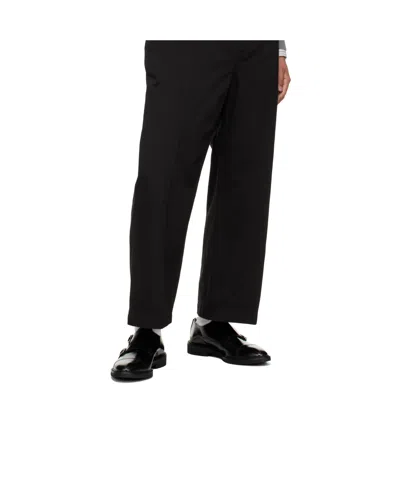Thom Browne Almond Toe Lace-up Shoes With Rubber Sole