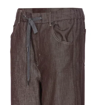 Brunello Cucinelli Trousers Wide Leg Drawstring Waist