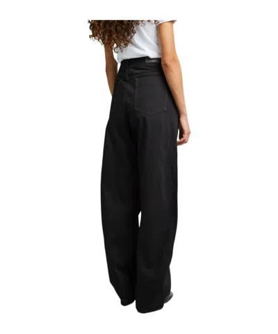 Lemaire Curved-leg Tailored Trousers In Black