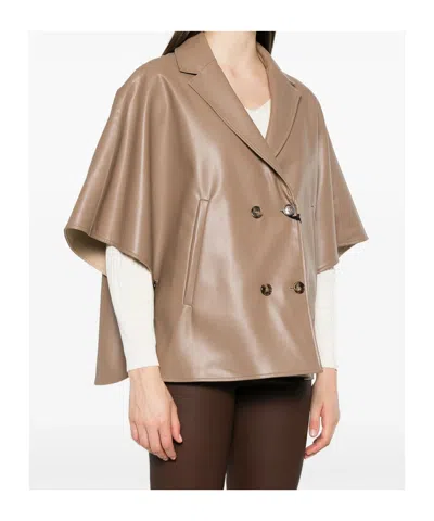 Max Mara Short Sleeve Reversible Jacket In Neutral