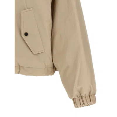 Brunello Cucinelli Cropped High Collar Quilted Jacket
