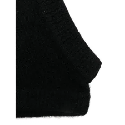 Rick Owens Ribbed Balaclava In Black