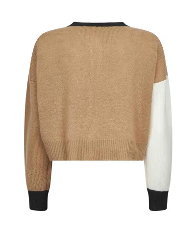 Marni Pink Color Block Cashmere Cardigan