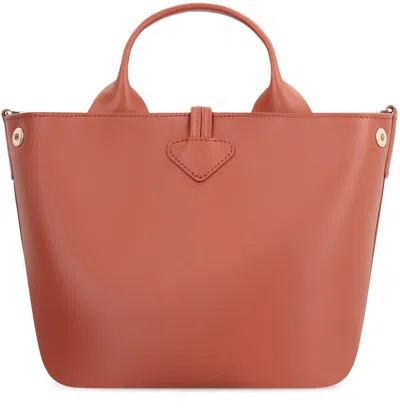 Longchamp S Le Roseau Leather Handbag