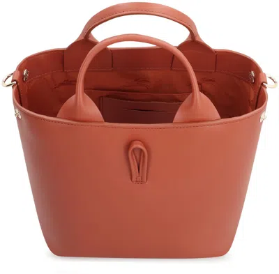 Longchamp S Le Roseau Leather Handbag