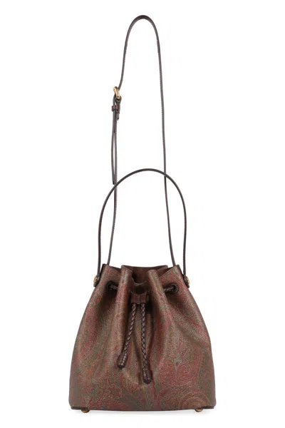Etro Paisley Print Small Bucket Bag