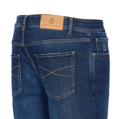 Brunello Cucinelli Jeans In Blue