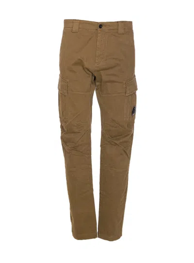 C.p. Company Cargo Pants Multiple Pockets In Green
