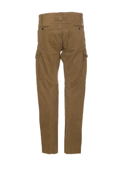C.p. Company Cargo Pants Multiple Pockets In Green